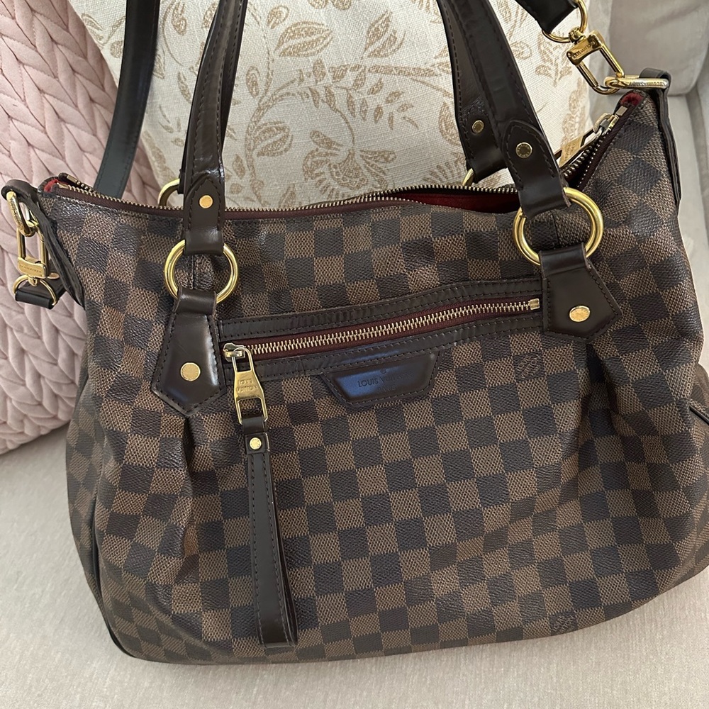 LOUIS VUITTON TOTE Damier Evora MM